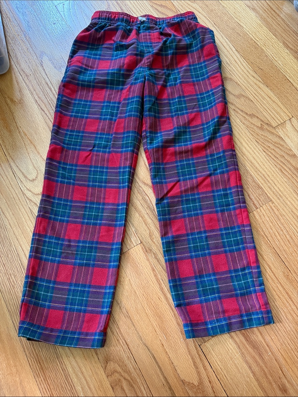 Vineyard Vines Kids Red Plaid Pajama Bottoms Size small